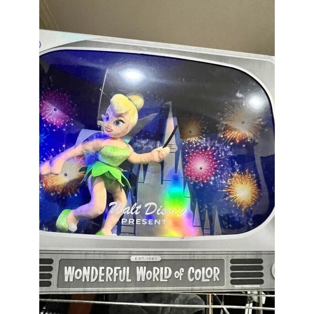Disney100 Years Walt Disney World of Color Tinker Bell Plush New with Box